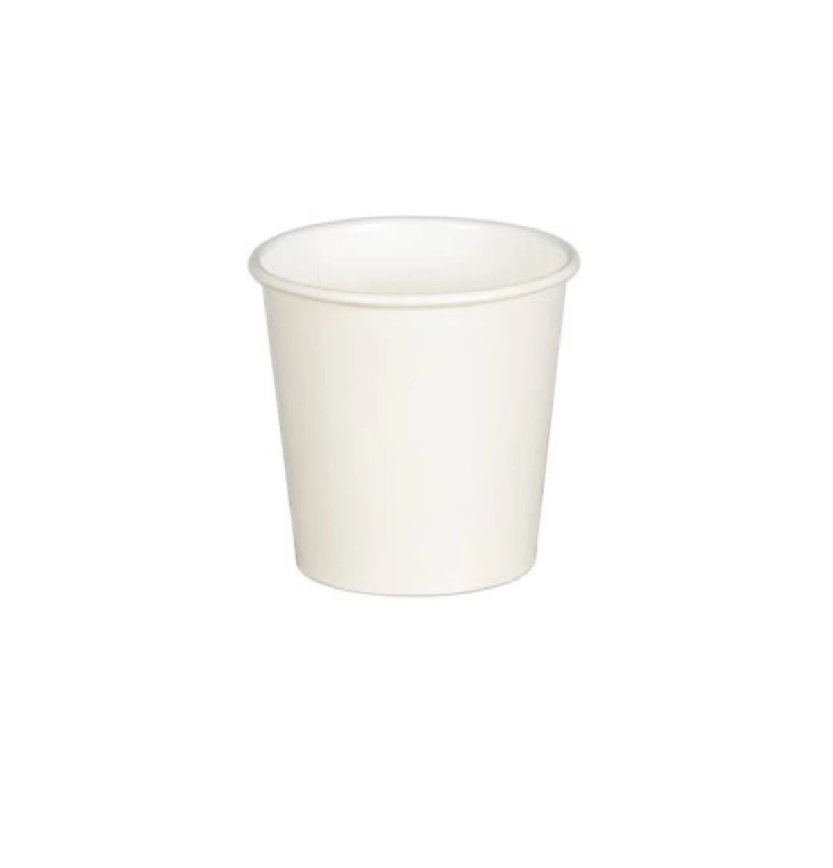 Vasos de cartón de pared simple de 4 oz
